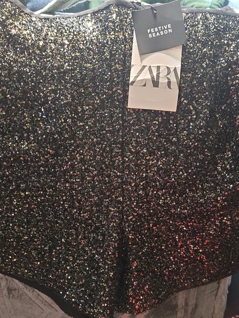 Sparkling Sequin Mini Shorts